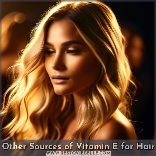 Other Sources of Vitamin E for Hair