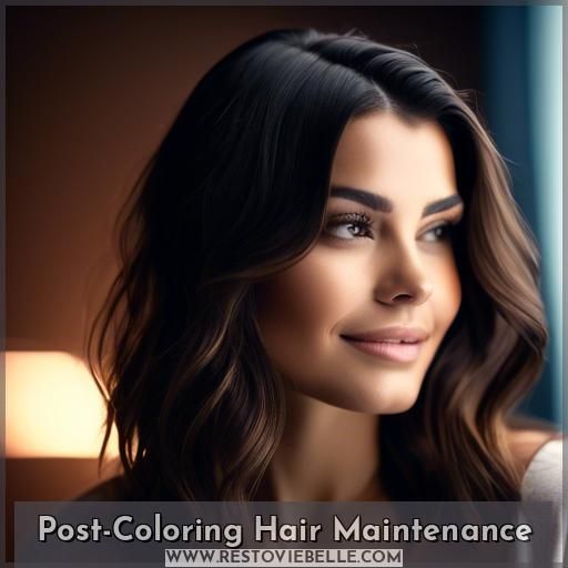 Post-Coloring Hair Maintenance