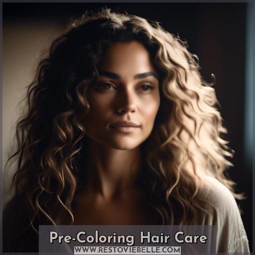 Pre-Coloring Hair Care