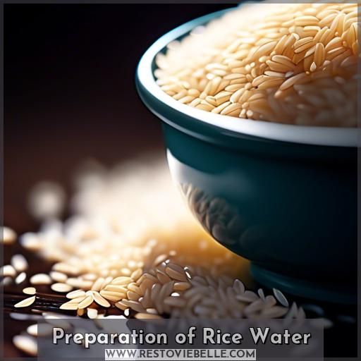 Preparation of Rice Water