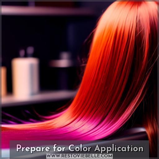 Prepare for Color Application