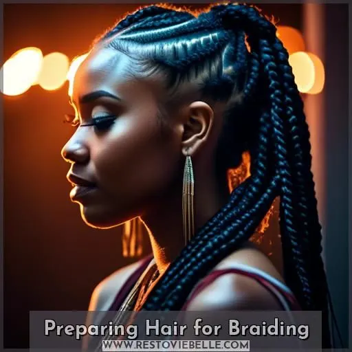 Preparing Hair for Braiding