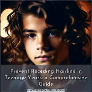 prevent receding hairline in teenage years