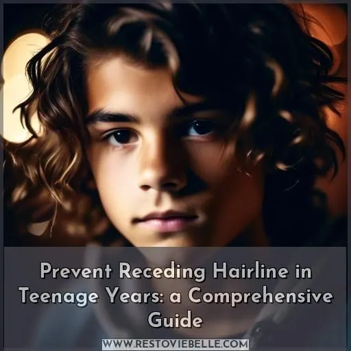 prevent receding hairline in teenage years