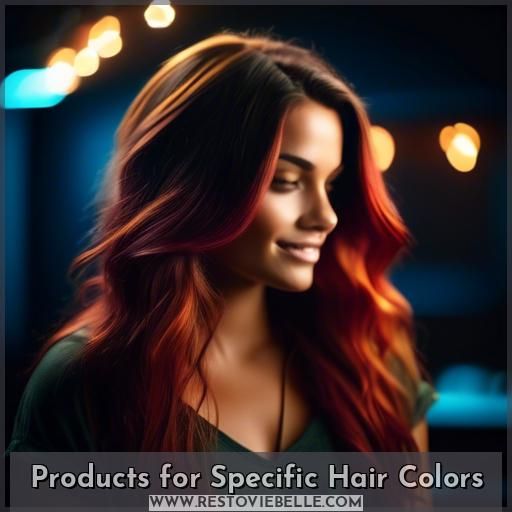 Products for Specific Hair Colors