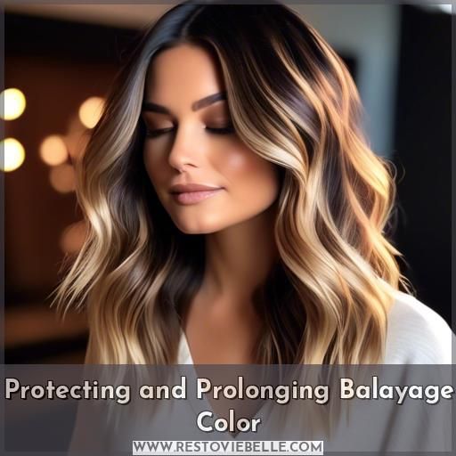 Protecting and Prolonging Balayage Color