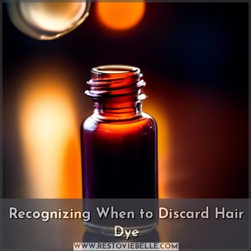 Recognizing When to Discard Hair Dye