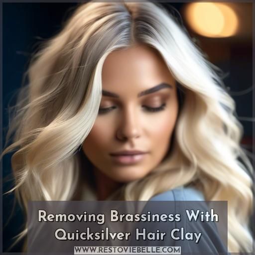 Removing Brassiness With Quicksilver Hair Clay