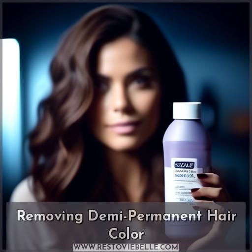 Removing Demi-Permanent Hair Color