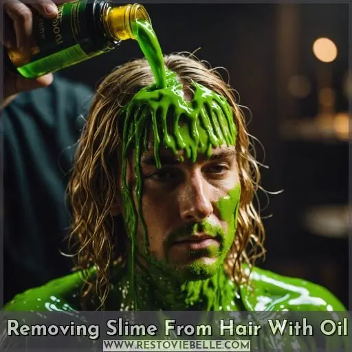 Removing Slime From Hair With Oil