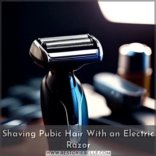 Shaving Pubic Hair With an Electric Razor