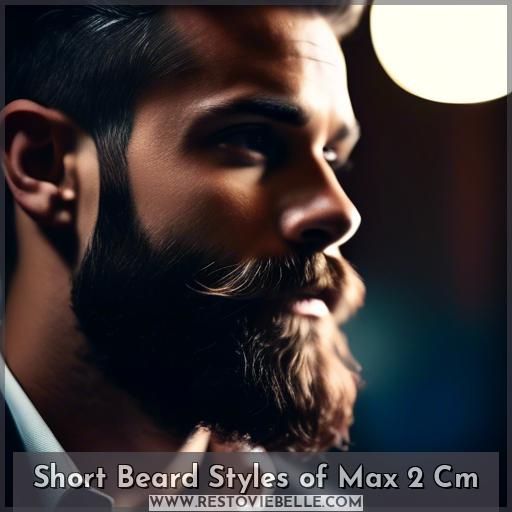 Short Beard Styles of Max 2 Cm