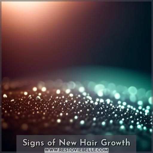 Signs of New Hair Growth