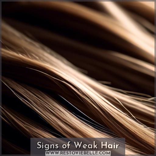 Signs of Weak Hair