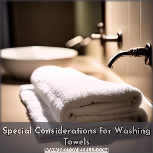 Special Considerations for Washing Towels