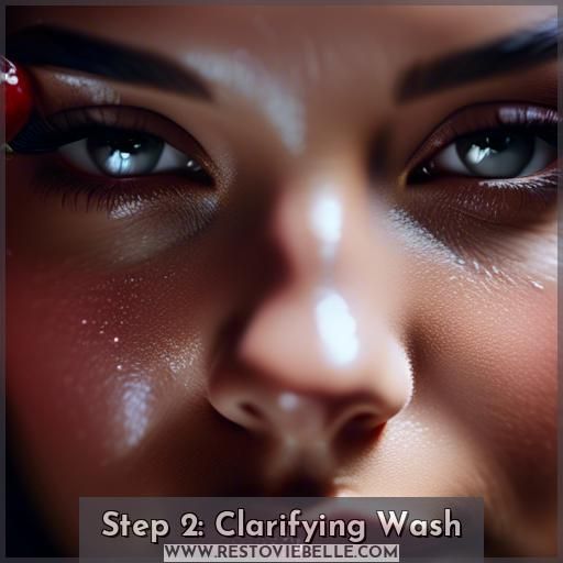 Step 2: Clarifying Wash