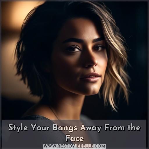 Style Your Bangs Away From the Face