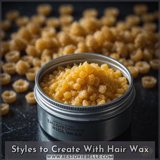 Styles to Create With Hair Wax
