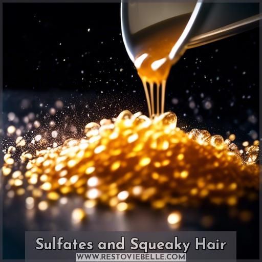 Sulfates and Squeaky Hair