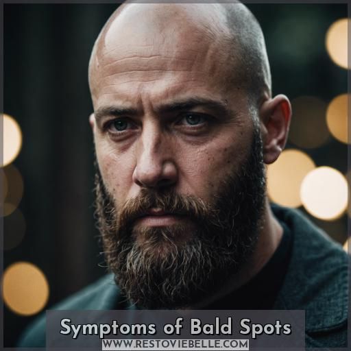 Symptoms of Bald Spots