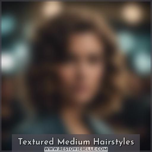 Textured Medium Hairstyles