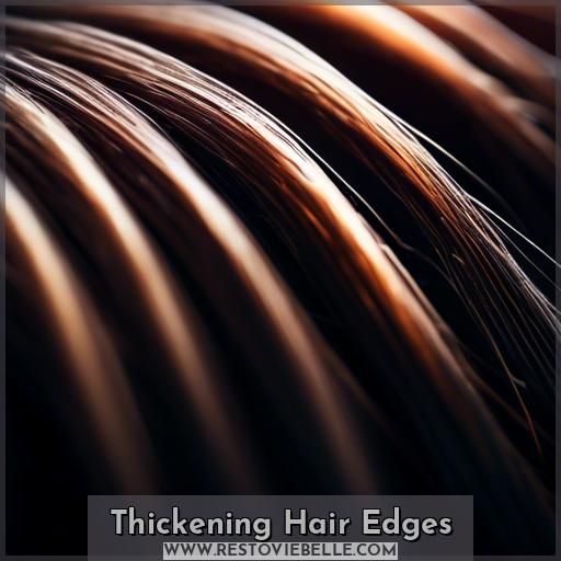 Thickening Hair Edges