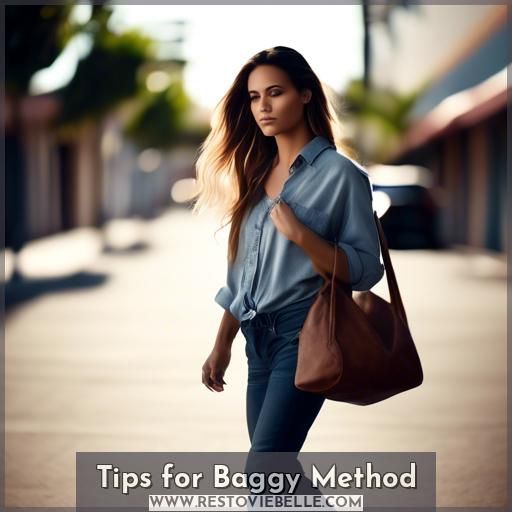 Tips for Baggy Method