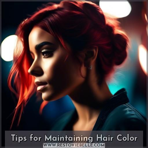 Tips for Maintaining Hair Color
