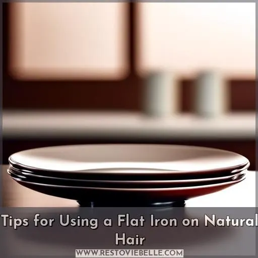 Tips for Using a Flat Iron on Natural Hair