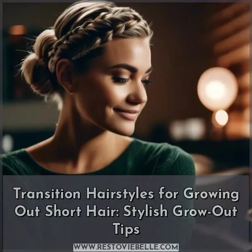 transition hairstyles for growing out short hair