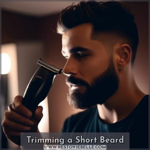 Trimming a Short Beard