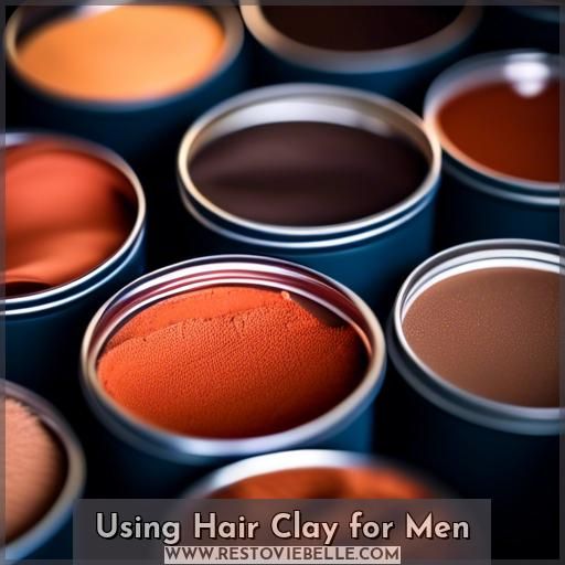 Using Hair Clay for Men