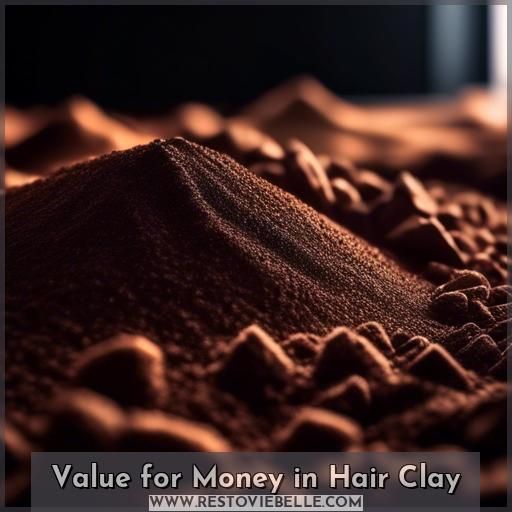Value for Money in Hair Clay