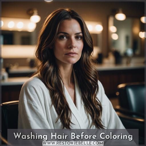 Washing Hair Before Coloring