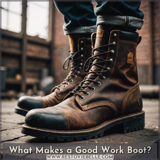 What Makes a Good Work Boot