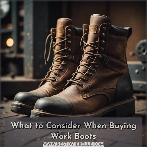 What to Consider When Buying Work Boots