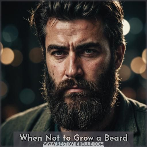 When Not to Grow a Beard