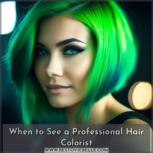 When to See a Professional Hair Colorist