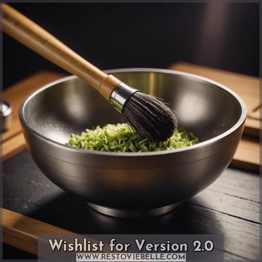 Wishlist for Version 2.0