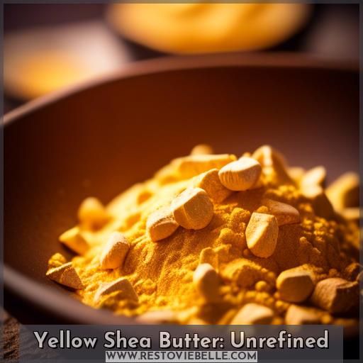 Yellow Shea Butter: Unrefined