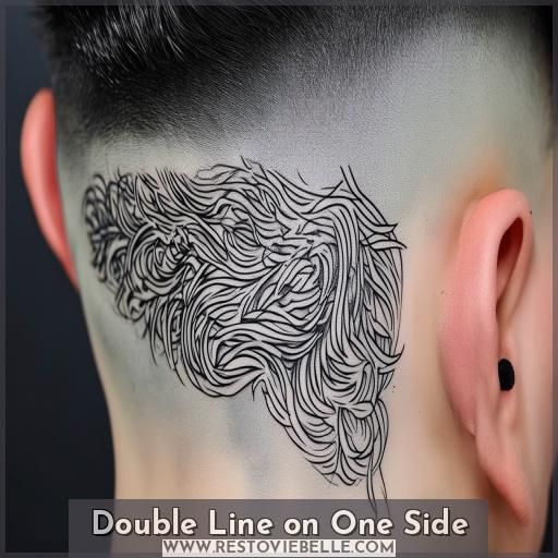 Double Line on One Side Double Line on One Side