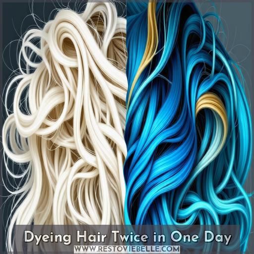 Dyeing Hair Twice in One Day Dyeing Hair Twice in One Day