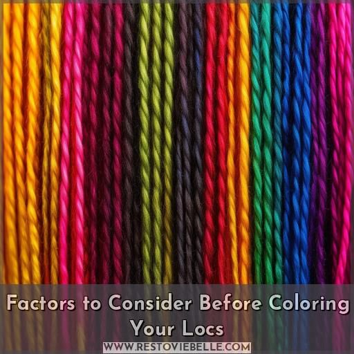 Factors to Consider Before Coloring Your Locs Factors to Consider Before Coloring Your Locs