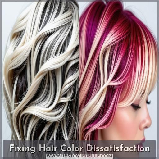 Fixing Hair Color Dissatisfaction Fixing Hair Color Dissatisfaction