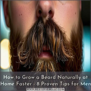 how to grow a beard naturally at home faster