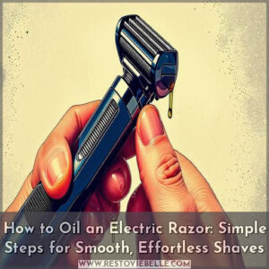 how to oil an electric razor
