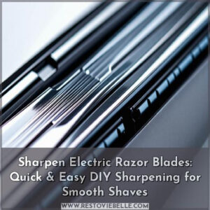 how to sharpen electric razor blades