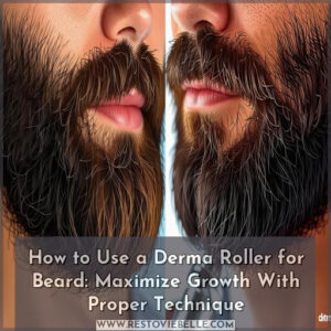 how to use a derma roller for beard