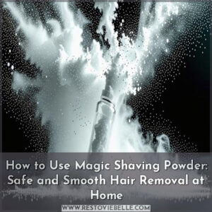 how to use magic shaving powder