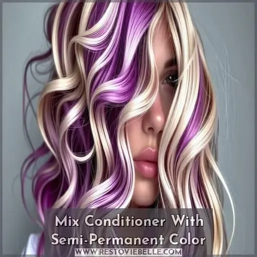 Mix Conditioner With Semi-Permanent Color